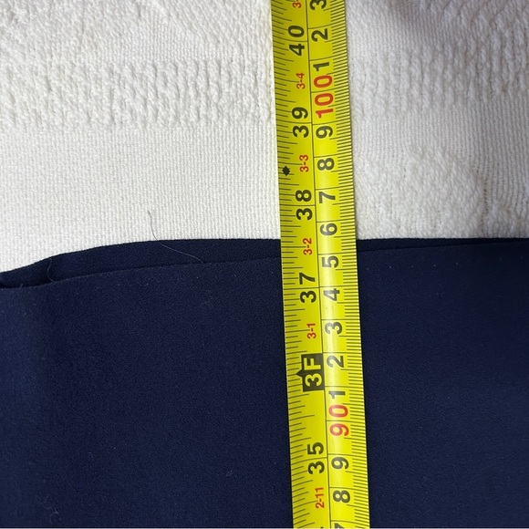 Gerard Darel Women's Size 8(40) Blue Asymmetrical Sheath Dress V-neck 3/4 Sleeve - Picture 13 of 16